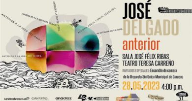 Cantautor José Delgado presentará su octavo disco en el Teresa Carreño