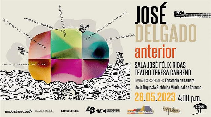 Cantautor José Delgado presentará su octavo disco en el Teresa Carreño