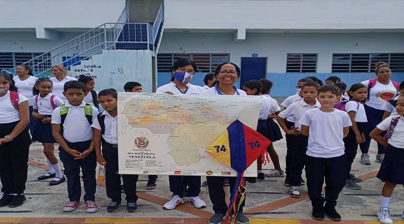 Actividad pedagógica: El Esequibo es Nuestro fijará 130 mil mapas en las escuelas
