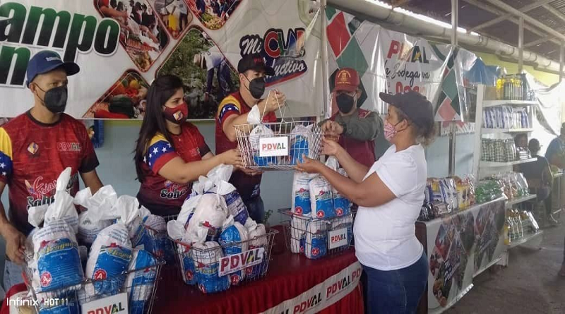 Cerca de mil familias favorecidas con artículos de cesta básica en Maturín
