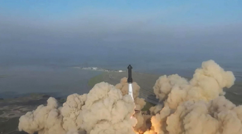 Potente cohete Starship de SpaceX explota minutos después de despegar