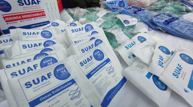 Distribuyen más de 190 mil insumos médicos en la Guaira