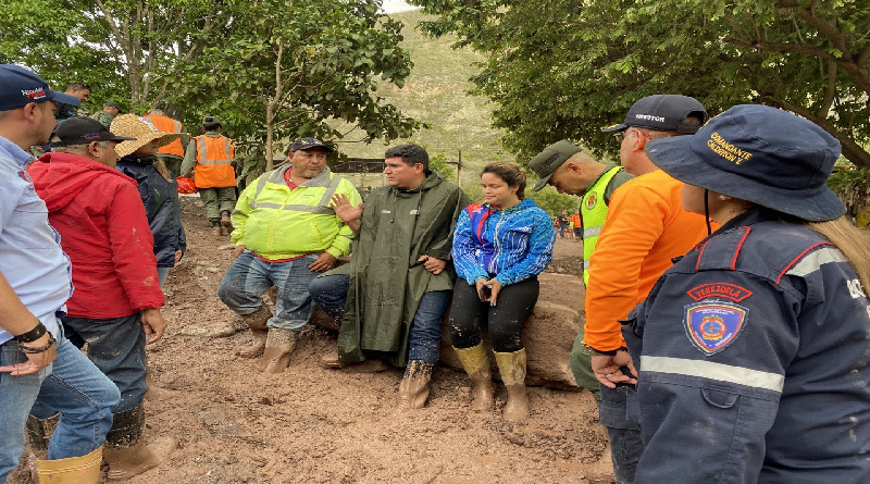 Gobierno Bolivariano despliega operativo para atender a familias afectadas por las lluvias en Mérida