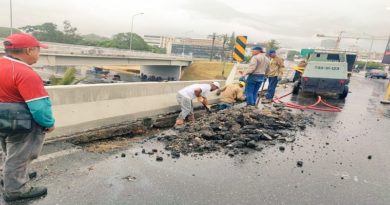 Inicia reparación de puente en Distribuidor Los Ruices