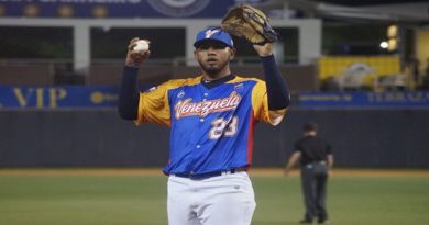 Team Béisbol Venezuela Azul logra victoria perfecta en Juegos del ALBA 2023
