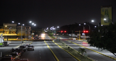 Más de mil 900 luminarias han sido colocadas en el municipio Girardot en Aragua