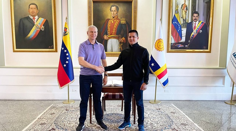 Venezuela recibe a Presidente de la Federación Internacional del Deporte Universitario
