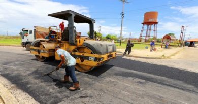 Plan de Atención Integral Comunitario asfalta vías en Maturín