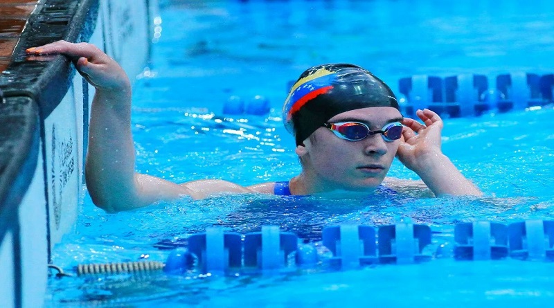 María Yegres brilla en natación﻿ de los Juegos del ALBA