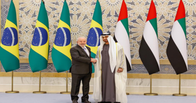 Presidente Lula llega a Emiratos Árabes Unidos