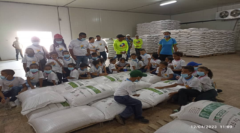 Realizan Ruta Científica en Planta de Semilla de Arroz en Guárico