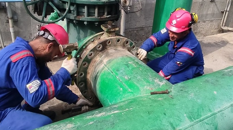 Supervisan planta de tratamiento de aguas Industriales en Aragua
