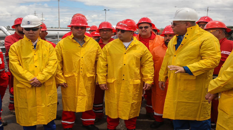Ministro Tellechea reconoce labor de clase obrera trabajadora de Pdvsa