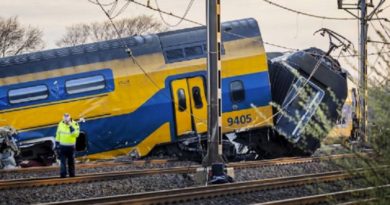 Accidente de tren en Países Bajos deja 30 heridos