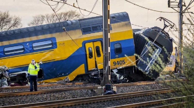 Accidente de tren en Países Bajos deja 30 heridos