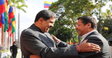 Presidente Maduro recibe a su homólogo Luis Arce en el Palacio de Miraflores