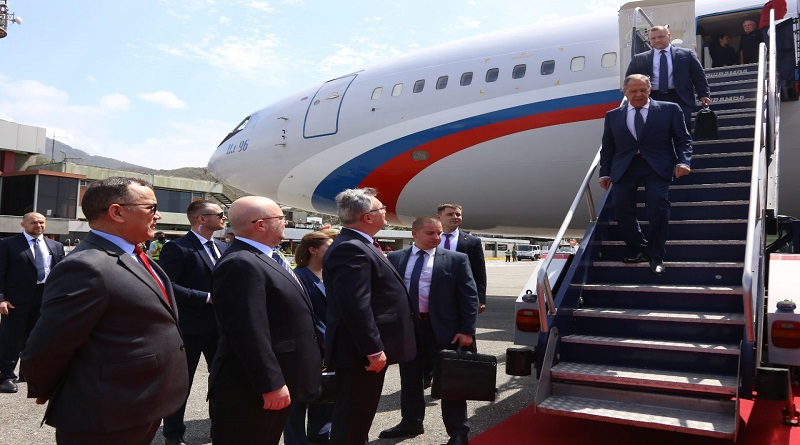 Arriba a Venezuela el Canciller de Rusia, Serguéi Lavrov