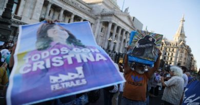 Argentinos protestarán a favor de la vicepresidenta Cristina Fernández