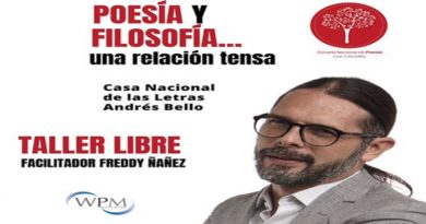 Clase inaugural sobre Poesía y filosofía ofreció Casa de las Letras Andrés Bello