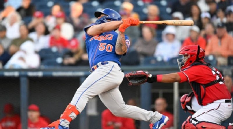 Venezolano Francisco Álvarez conecta su primer cuadrangular en ligas menores 2023