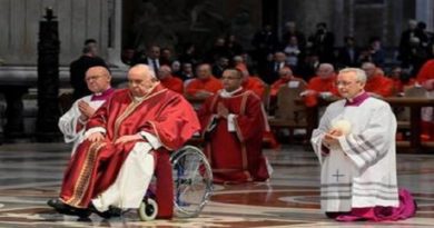 Papa Francisco estará ausente en la conmemoración del Vía Crucis por las bajas temperaturas