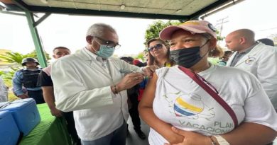 Realizan Mega Jornada de Vacunación en el estado Bolívar