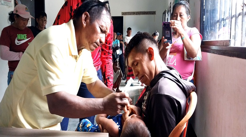 Pueblo Huotüja de Caño Grulla recibe atención médica y vacunación