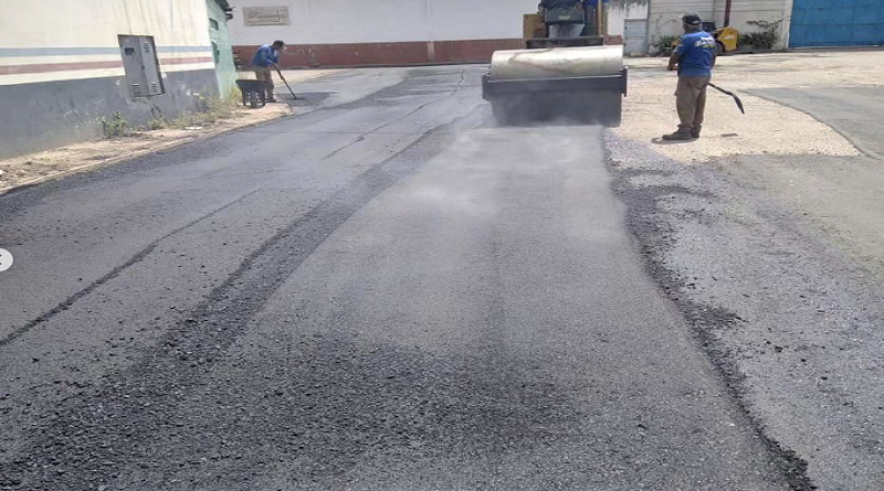Asfaltan vías en Riberas del Torbes y Barrancas en Táchira