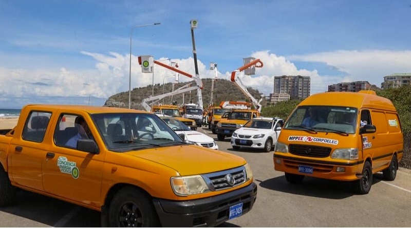 Fortalecen flota vehicular para trabajadores eléctricos en la Isla de Margarita
