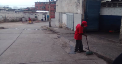 Realizan trabajos de limpieza y mantenimiento en parroquia El Paraíso