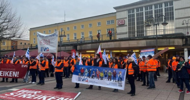 Ferroviarios convocan huelga de 50 horas en Alemania