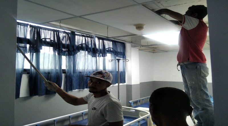 Despliegue de Bricomiles rehabilitan centros de salud en el territorio nacional