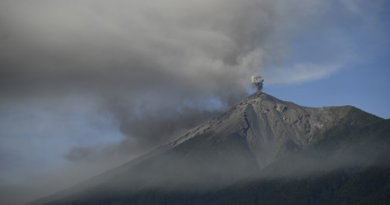 Guatemala se mantiene en alerta por erupción del Volcán de Fuego