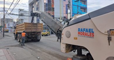 Rehabilitan tránsito vehicular en el Casco Central de Maracay