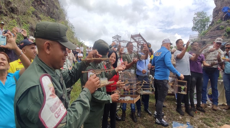 Liberadas 106 aves de fauna silvestre en Monumento al Indio de Cojedes