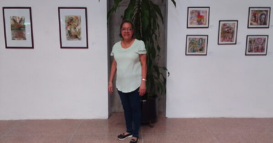 Muestra artística Pensamientos exponen en la biblioteca Félix Pifano en Yaracuy