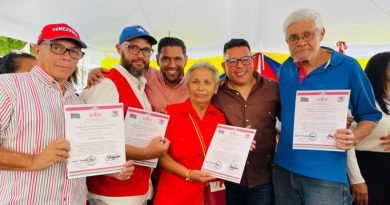 Exaltan labor de jefes y jefas de UBCH en parroquia Caricuao