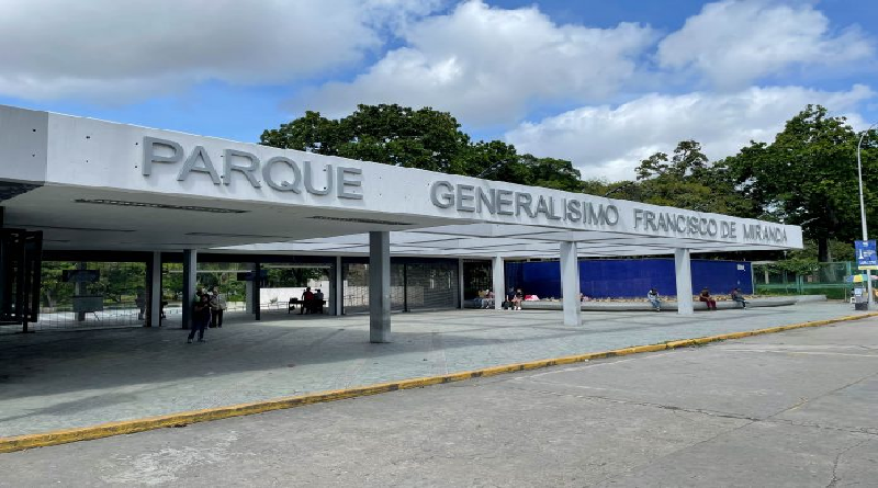 Avanza recuperación y mejoras del Parque Generalísimo Francisco de Miranda