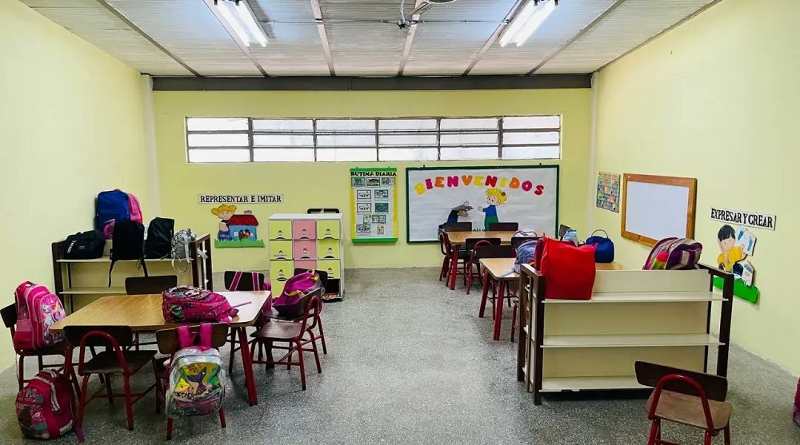 Rehabilitan preescolar "Abilio Reyes" en el sector La Quebradita 2 en Caracas