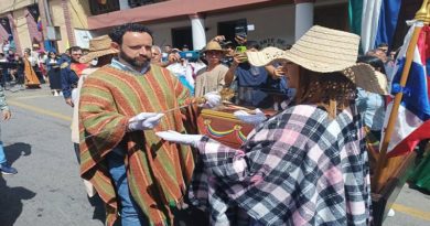 Pueblo Bailadores recreó paso de Bolívar a 210 años de la Campaña Admirable