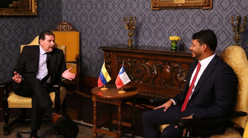 Venezuela y Chile ratifican disposición de trabajo bilateral