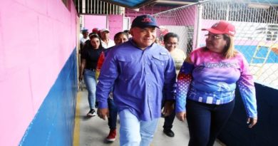 Rehabilitadas iglesias, viviendas y escuela del sector Primero de Mayo en Lara