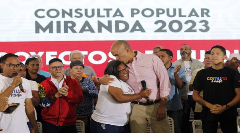 Entregan recursos para ejecución de proyectos aprobados en Consulta Popular Miranda 2023