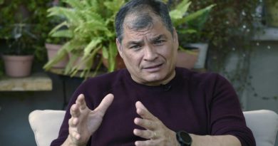 El expresidente de Ecuador Rafael Correa (2007-2017) (Alfredo Estrella / AFP)