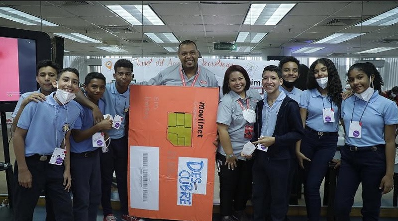 Estudiantes participaron en una jornada sobre telecomunicaciones de Movilnet