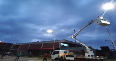 Sustituyen alumbrado público en áreas externas del CDI «Ramón Montaño» de Maturín