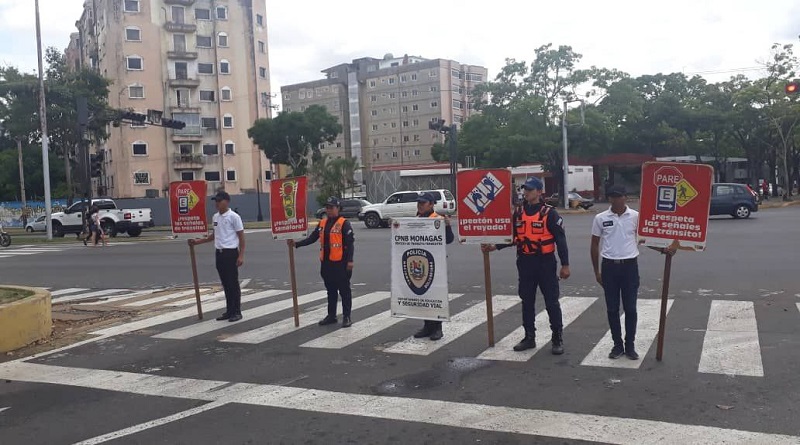 Desarrollan campaña de concienciación por semana de la Seguridad Vial en Monagas