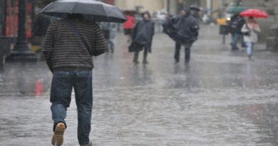 Inameh pronostica lluvias de intensidad variable en gran parte del país