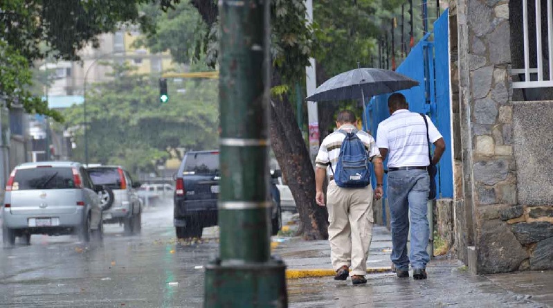 Inameh pronostica lluvias de intensidad variable en gran parte del país