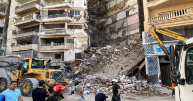 Derrumbe de edificio en Egipto deja diez personas fallecidas